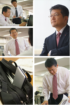 大学が東京だった為、実家近くの企業に就職するつもりで春日井商工会議所発行の同市内企業就職案内を見て。当社案内の写真にあった当時の社長の笑顔が実に良かったもので…