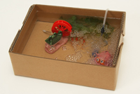 Water-resistant corrugated fiberboard