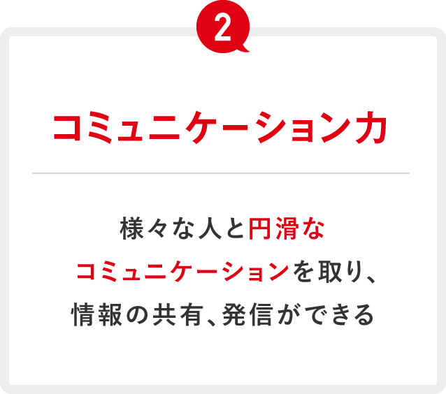 コミュニケーション力